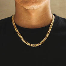 Load image into Gallery viewer, 8mm Classic Miami Cuban Chain In Yellow Gold