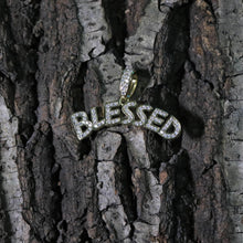 Load image into Gallery viewer, Iced Letter Blessed Pendent