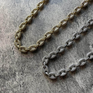 Iced 12mm  Gucci link Chain