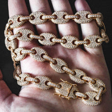 Load image into Gallery viewer, Iced 12mm  Gucci link Chain