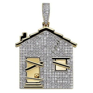 Fully Iced Trap House Pendant