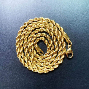 2.5mm Gold Rope Chain