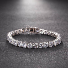Load image into Gallery viewer, 3mm Tennis Bracelet in White Gold