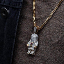 Load image into Gallery viewer, Diamond Lego Astronaut Pendant