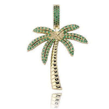 Load image into Gallery viewer, Iced Palm Tree Pendant