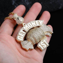 Load image into Gallery viewer, Large Get Money First Pendant