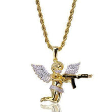 Load image into Gallery viewer, Iced AK Angel Pendant