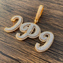 Load image into Gallery viewer, Costume Two Tune 3D Classic Letter Pendant