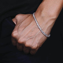 Load image into Gallery viewer, 3mm Tennis Bracelet in White Gold