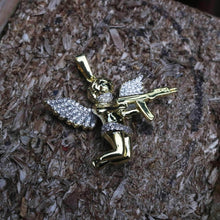 Load image into Gallery viewer, Iced AK Angel Pendant