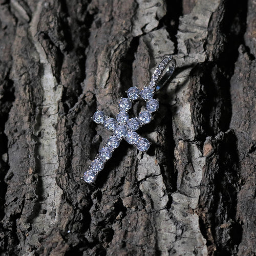 Diamond Ankh Cross