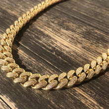 Load image into Gallery viewer, Yellow Gold 12mm Diamond Cuban Link