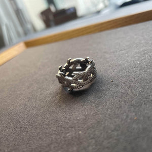 Ring of Thorns in White Gold