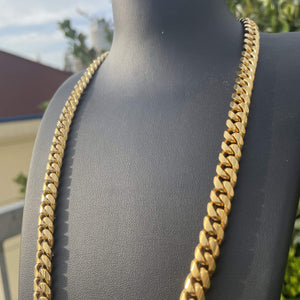6mm Classic Miami Cuban Link in Yellow Gold