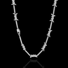 Load image into Gallery viewer, 4mm Iced Barbed Wire Choker
