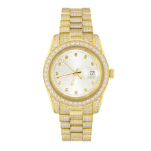 Load image into Gallery viewer, Yellow Gold Iced Presidential Watch